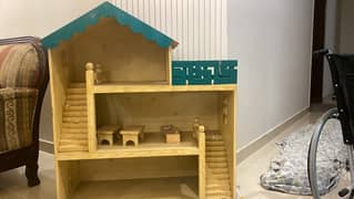 doll house, kitchen play station , sandy cruise liner and house