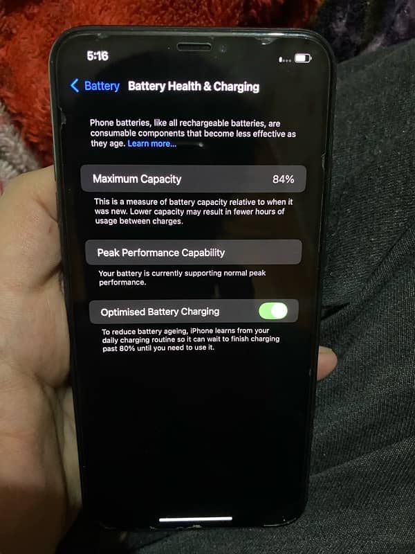 Iphone Xs max Non Pta 512gb 84 battery health 6