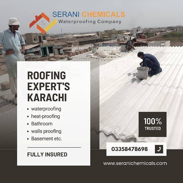 Roof Waterproofing Services, Roof Leakage and Seepage Treatment 0