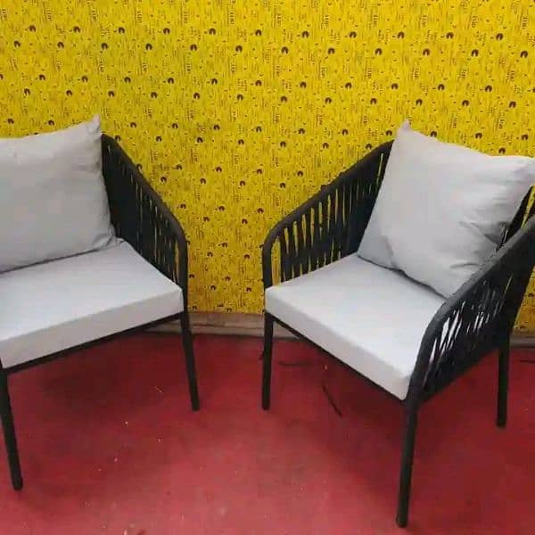 outdoor garden Rattan chairs upvc chairs Rattan furniture 3