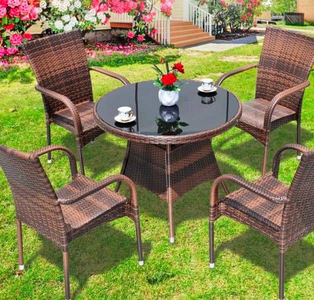 outdoor garden Rattan chairs upvc chairs Rattan furniture 14