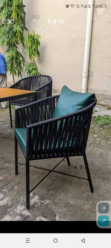 outdoor garden Rattan chairs upvc chairs Rattan furniture 19