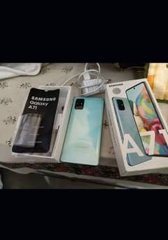 Samsung Galaxy A71 Complete Box.