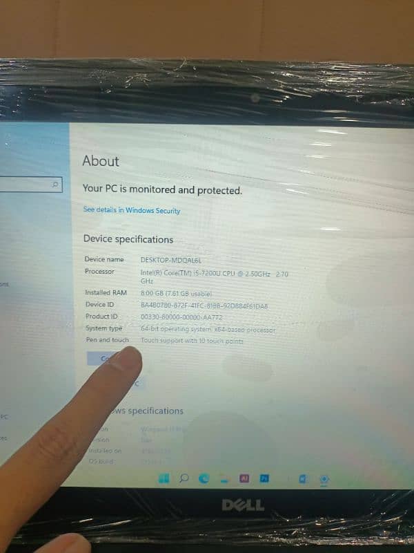 Dell Latitude i5 7th Gen Touch screen 4