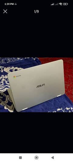 Asus chromebook M3 9th generation 8gb ddr4 ram 32gb ssd 360 Rotate