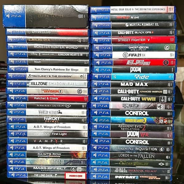 PS4 / Playstation 4 used games in 10/10 condition 1