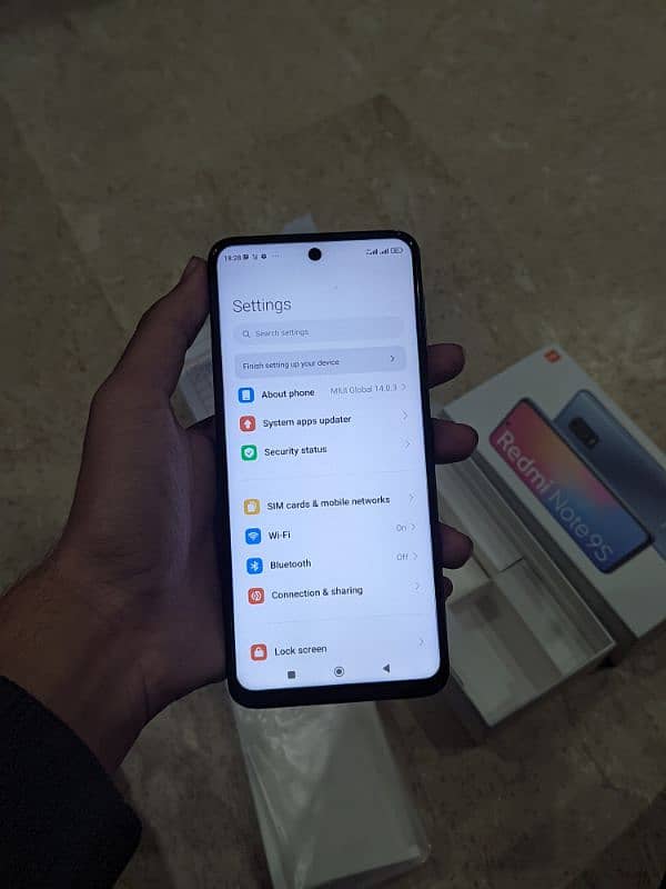 Redmi note 9s. complete box never open repair 2