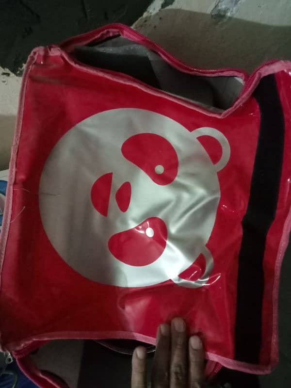 foodpanda.  2 bag 0