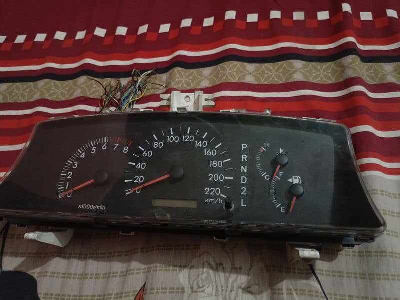 Toyota corolla Xli speed meter 2