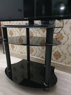 Imported TV trolley with tempered glass