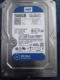 500GB hard drive SATA/ 32MB cache