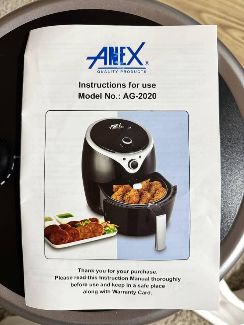 AirFryer - Anex Deluxe 5.5 Liter | AirFryer 6