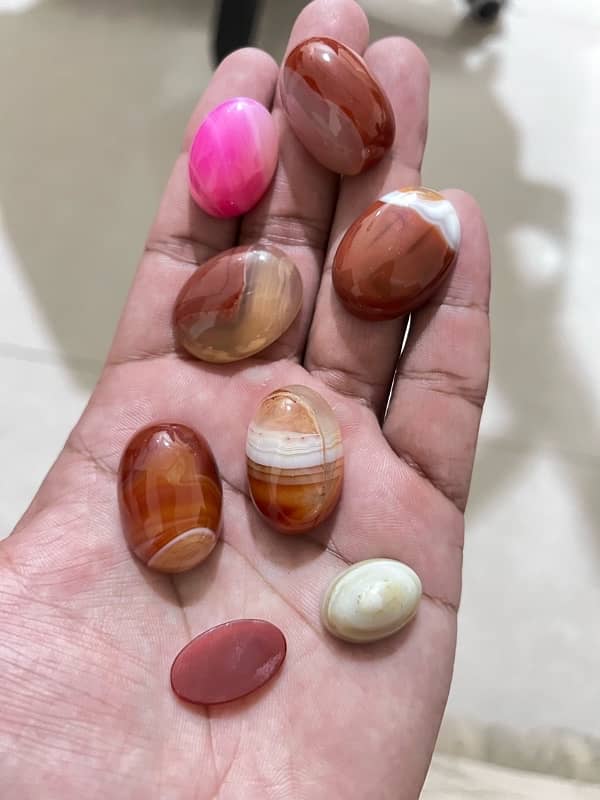 Natural Aqeeq Stones 4