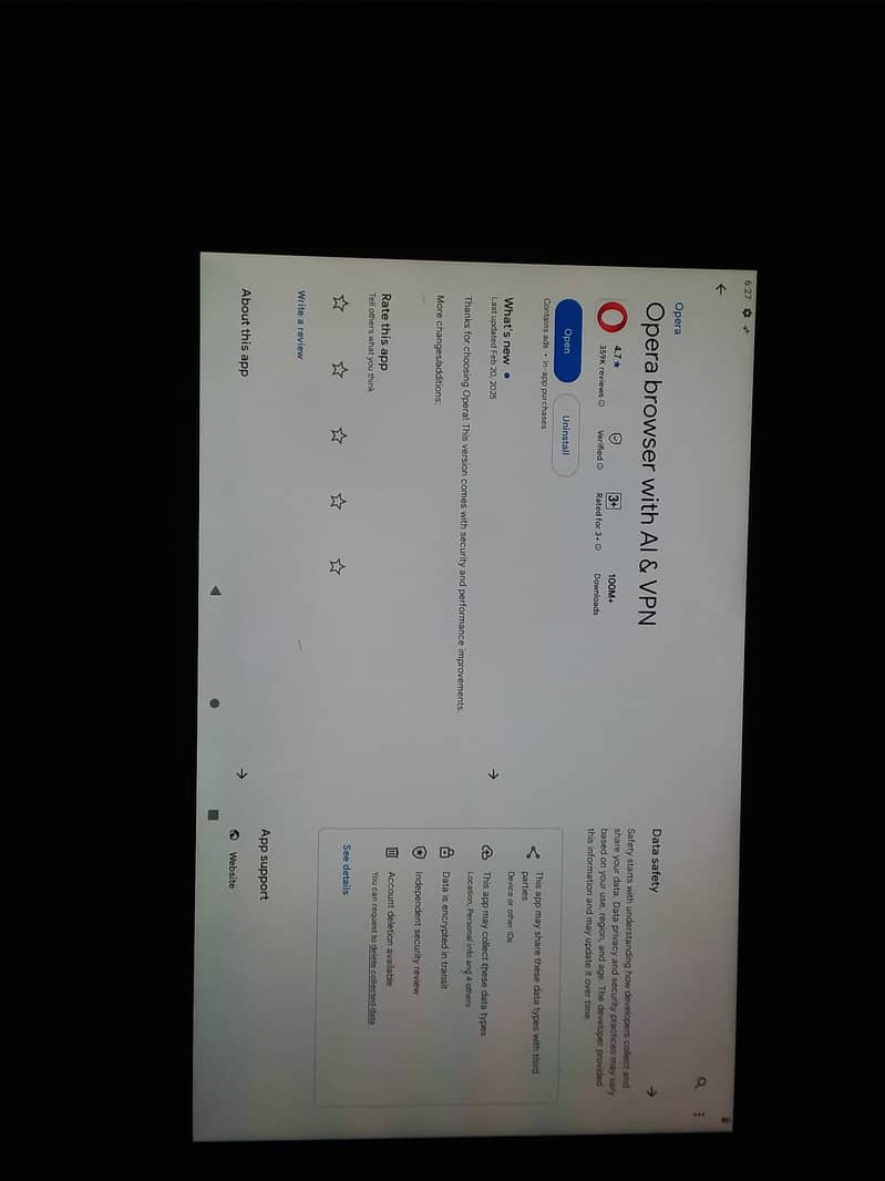 Samsung Tablet original 32GB 5