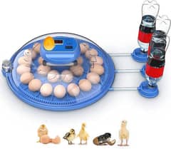 26 chiken Eggs New Intelligent Automatic Egg Incubator Dual Power 12v