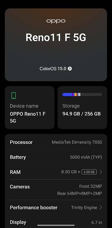 Oppo reno 11f 5g 1