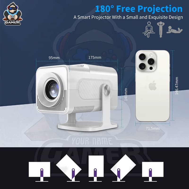 HCS350Max Game Console Projector 5