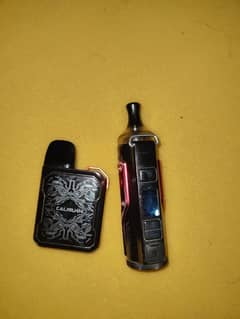 voopoo Argus vape and caliburn pod