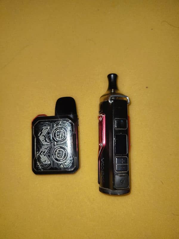 voopoo Argus vape and caliburn pod 1