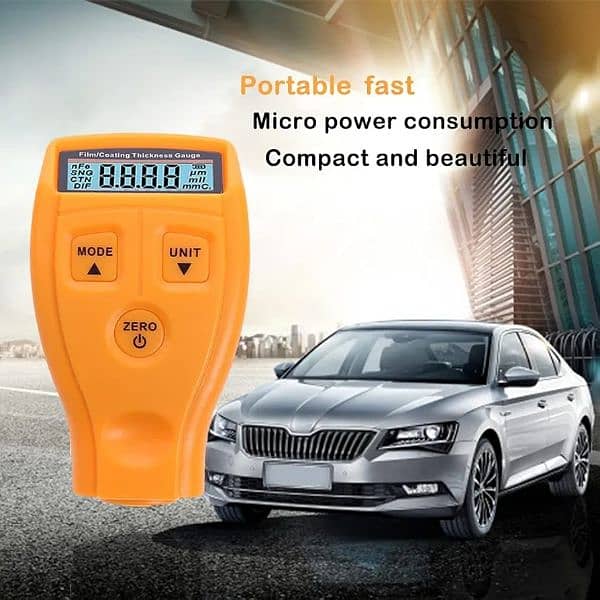 Car Paint Thickness Gauge Auto Film Coating Test Meter 3