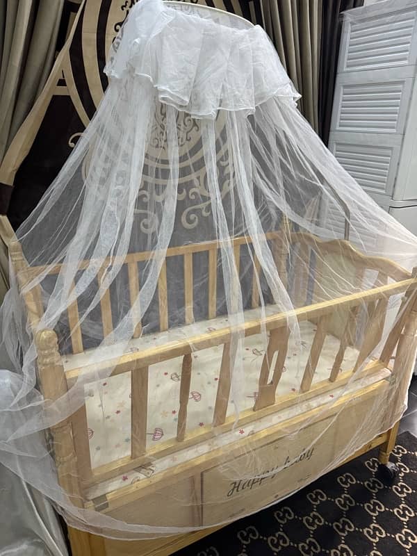 kids wooden baby cot 2