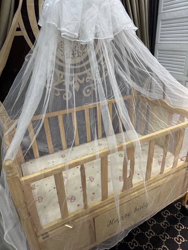 kids wooden baby cot 3