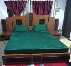 Urgent Sale King Size Double Bed + Side Tables