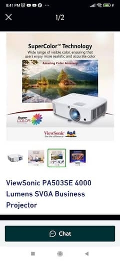 ViewSonic pa503w projector