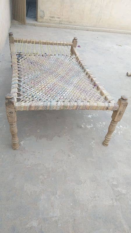 wooden charpai for sale 0