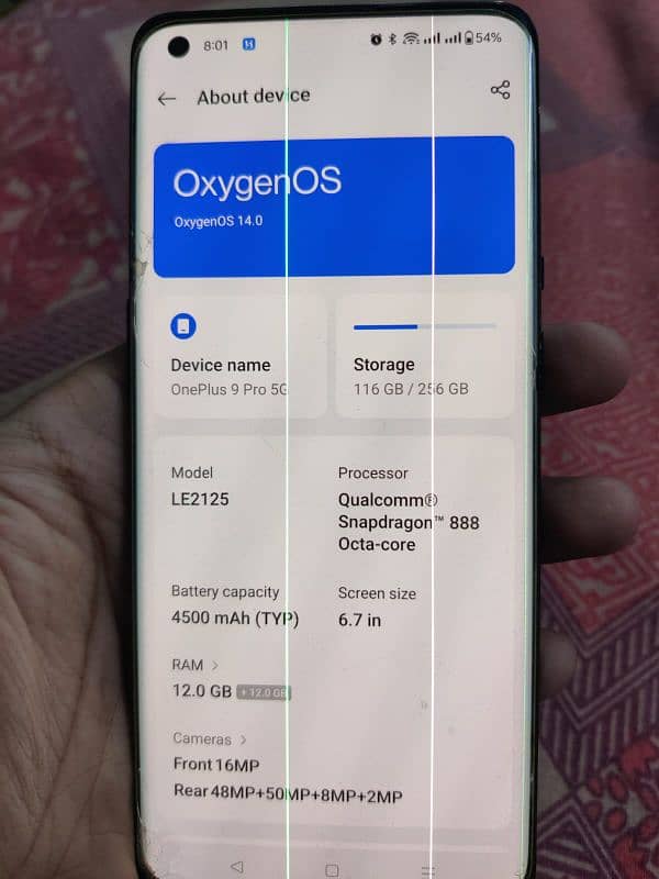 OnePlus 9Pro 5G 12+256GB 0