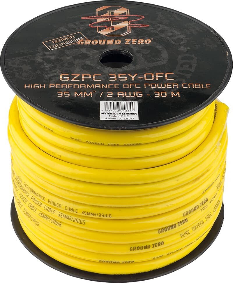 Ground Zero 2 Awg OFC Wire + Soundstream 0 Awg CCA Wire 0