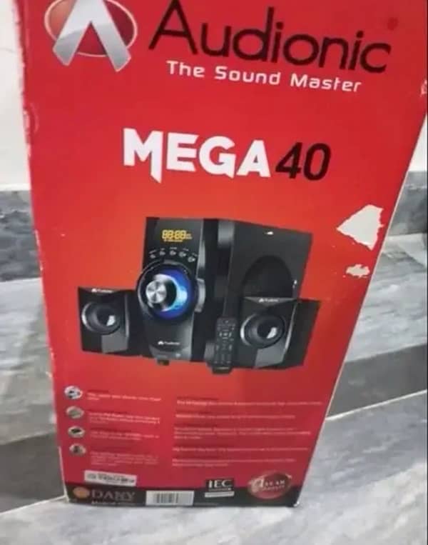 Audionic Mega 40  box packed 1