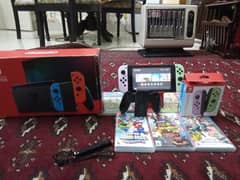 nintendo switch with games