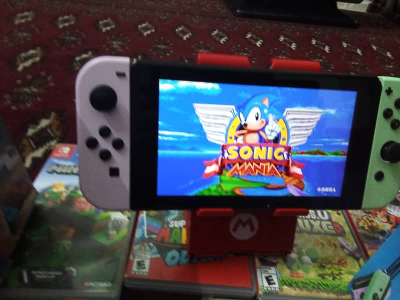 nintendo switch with games 1