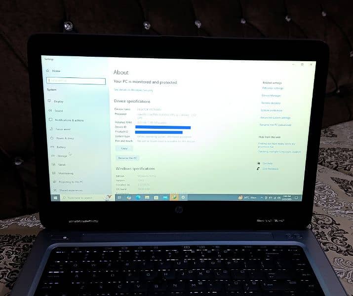 Laptop hp pro book i5 6th gen 1