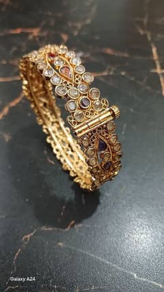 Royal Kundan Bangle and Earings