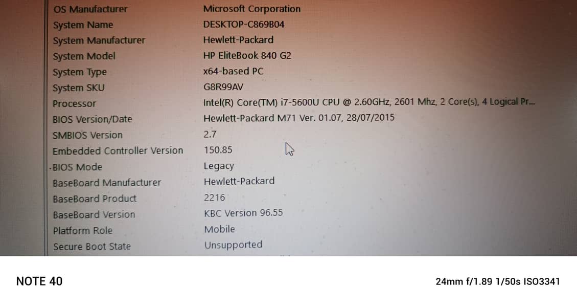 Hp Elitebook 840 G2 1