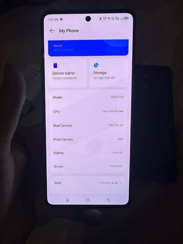 Tecno camon 30 8/256 10 months warranty 6