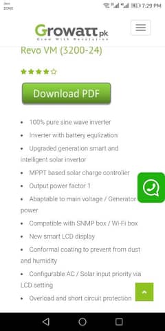 3.2 KW. PV 3000.24v Growatt