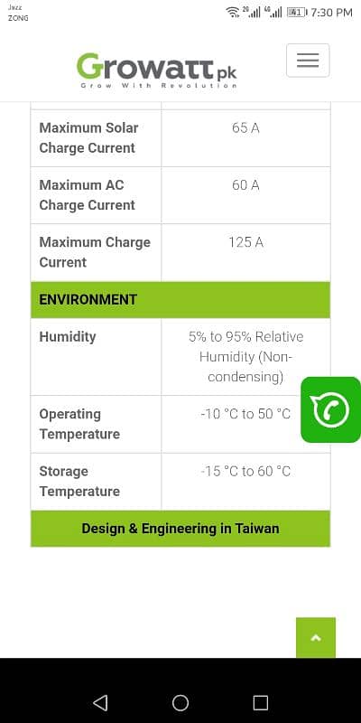 3.2 KW. PV 3000.24v Growatt 2