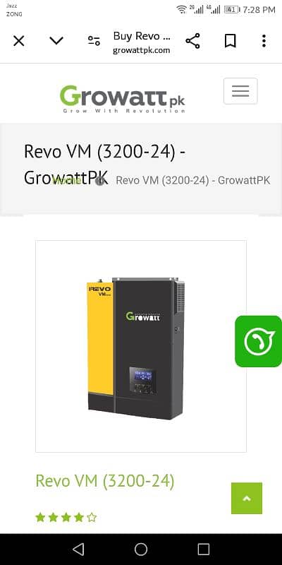 3.2 KW. PV 3000.24v Growatt 5