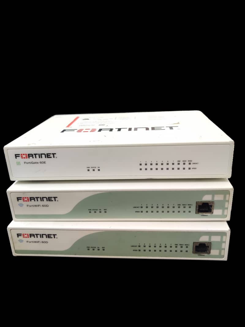 Fortinet Firewall (FortiGate 60E) and (FortiGate 60D) 1