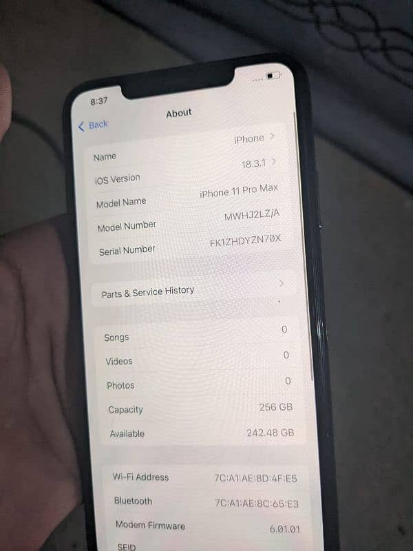 iPhone 11 pro max 256gb PTa approved ha 5