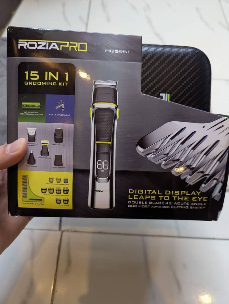 Trimmer / Grooming Kit For Sale ROZIAPRO 15 in 1 1