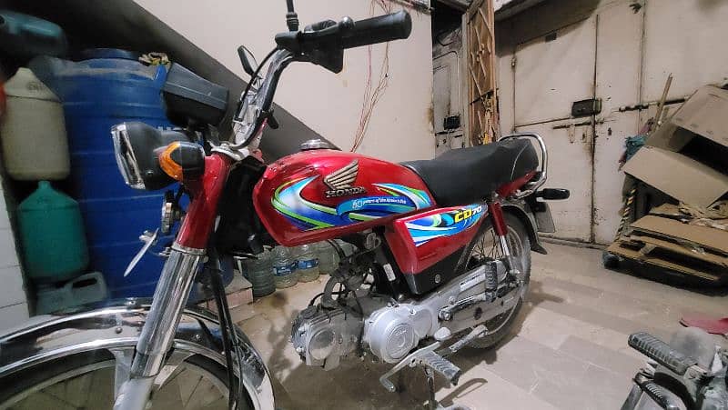 Honda CD 70 2024 Red 1