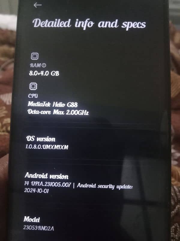 Redmi 12  mobile used main h 10/10 conditions 4