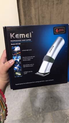 Kemei trimmer 5 combs