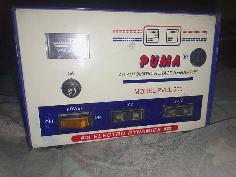 AC-AUTOMATIC VOLTAGE REGULATOR,MODEL PVSL 500 0