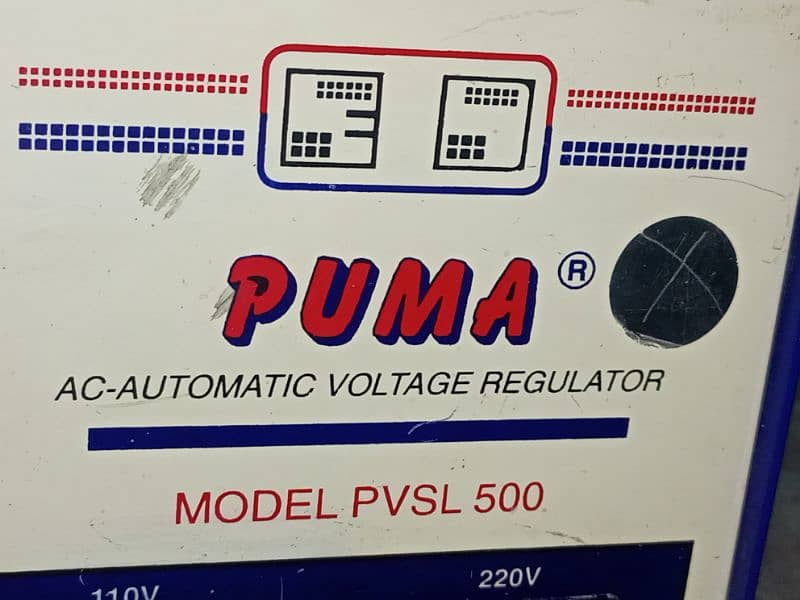 AC-AUTOMATIC VOLTAGE REGULATOR,MODEL PVSL 500 1