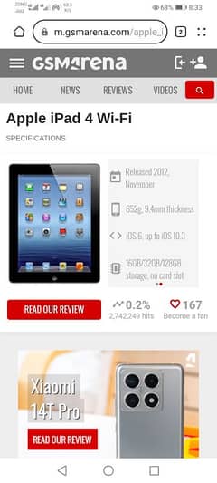 ipad 4 16gb